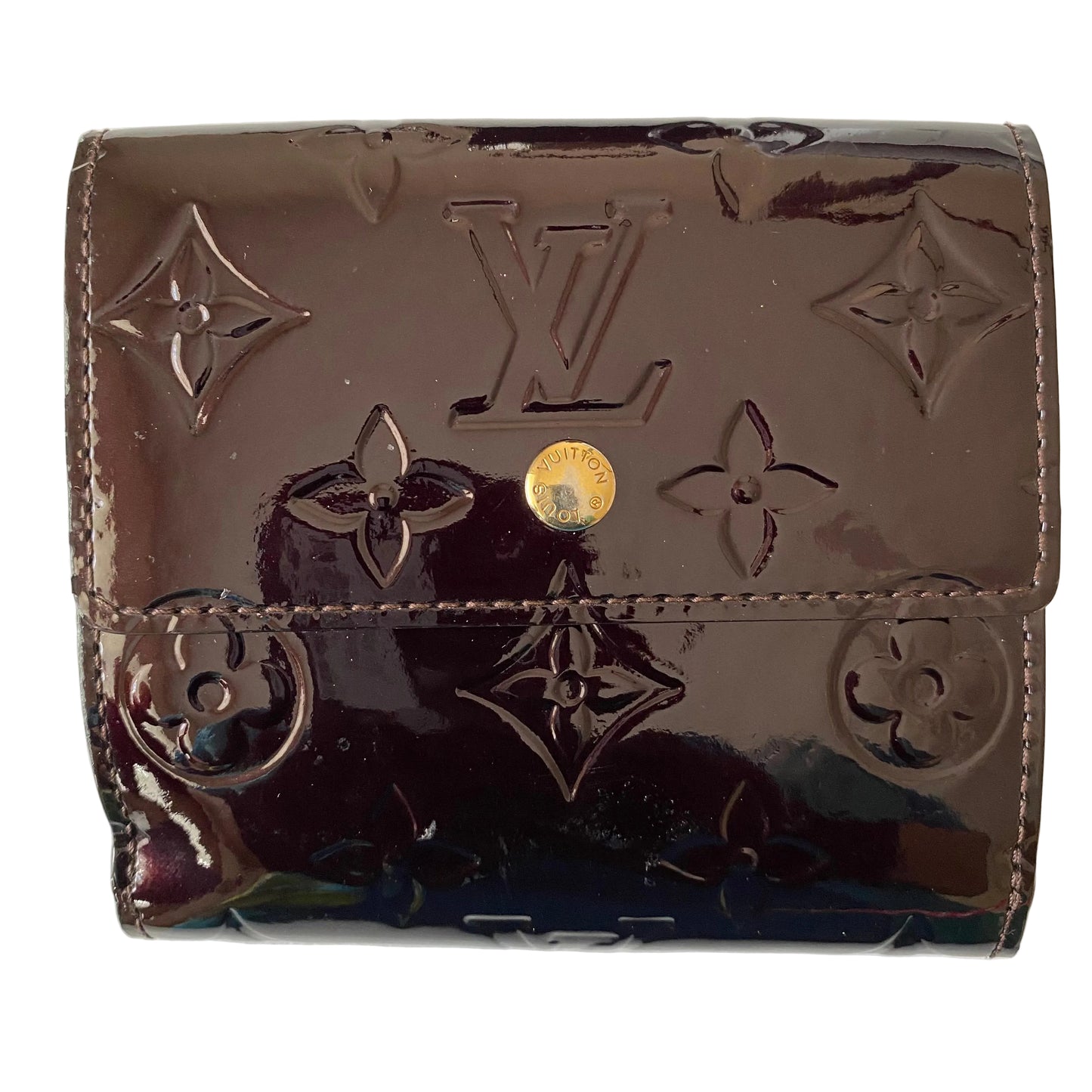Louis Vuitton vernis compact wallet TH2047 Authentic with coa