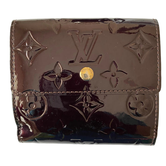Louis Vuitton vernis compact wallet TH2047 Authentic with coa