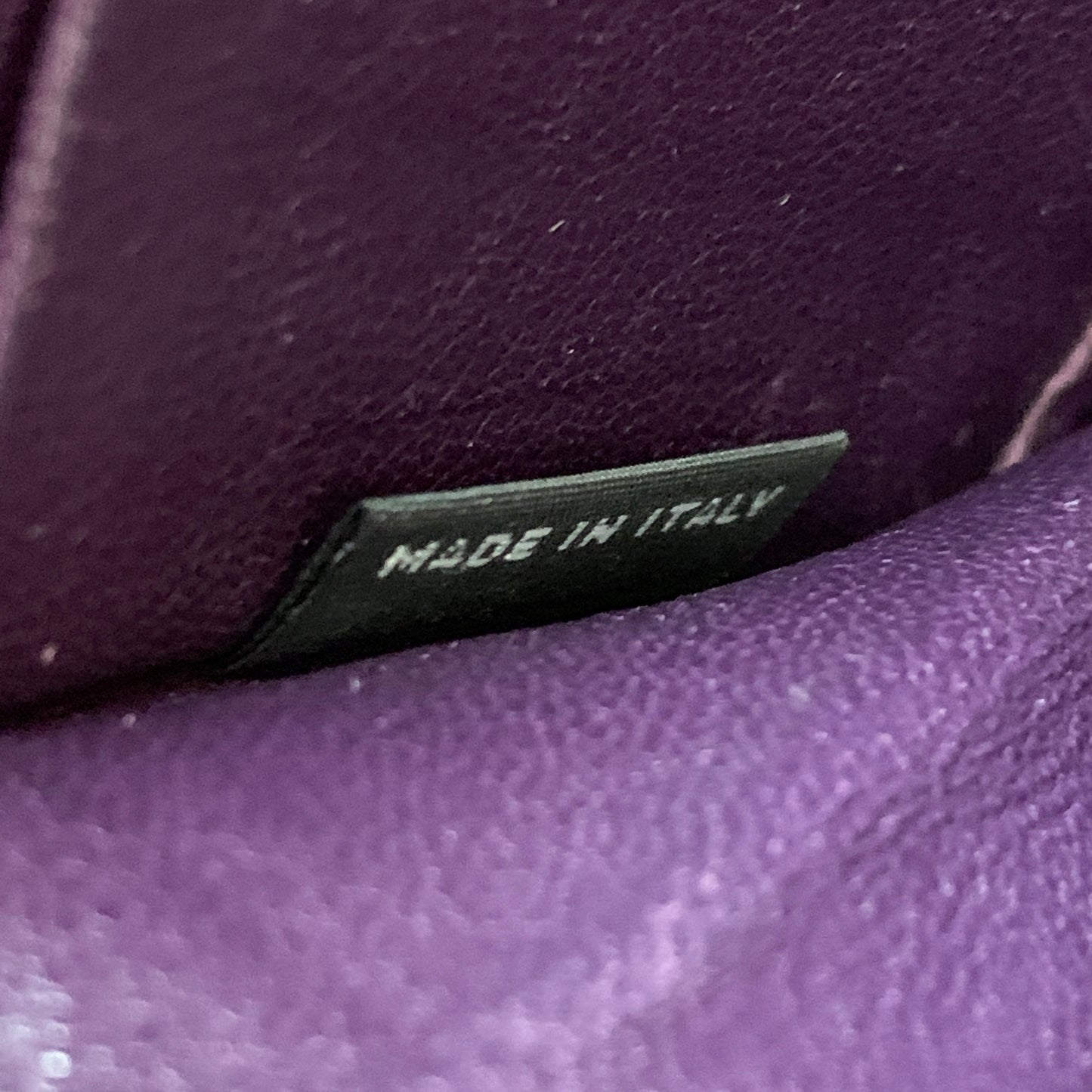 Prada long zipper around purple Wallet authentic with COA