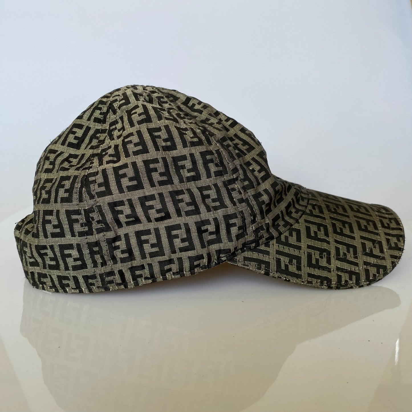 Fendi unisex FF monogram hat Authentic with coa
