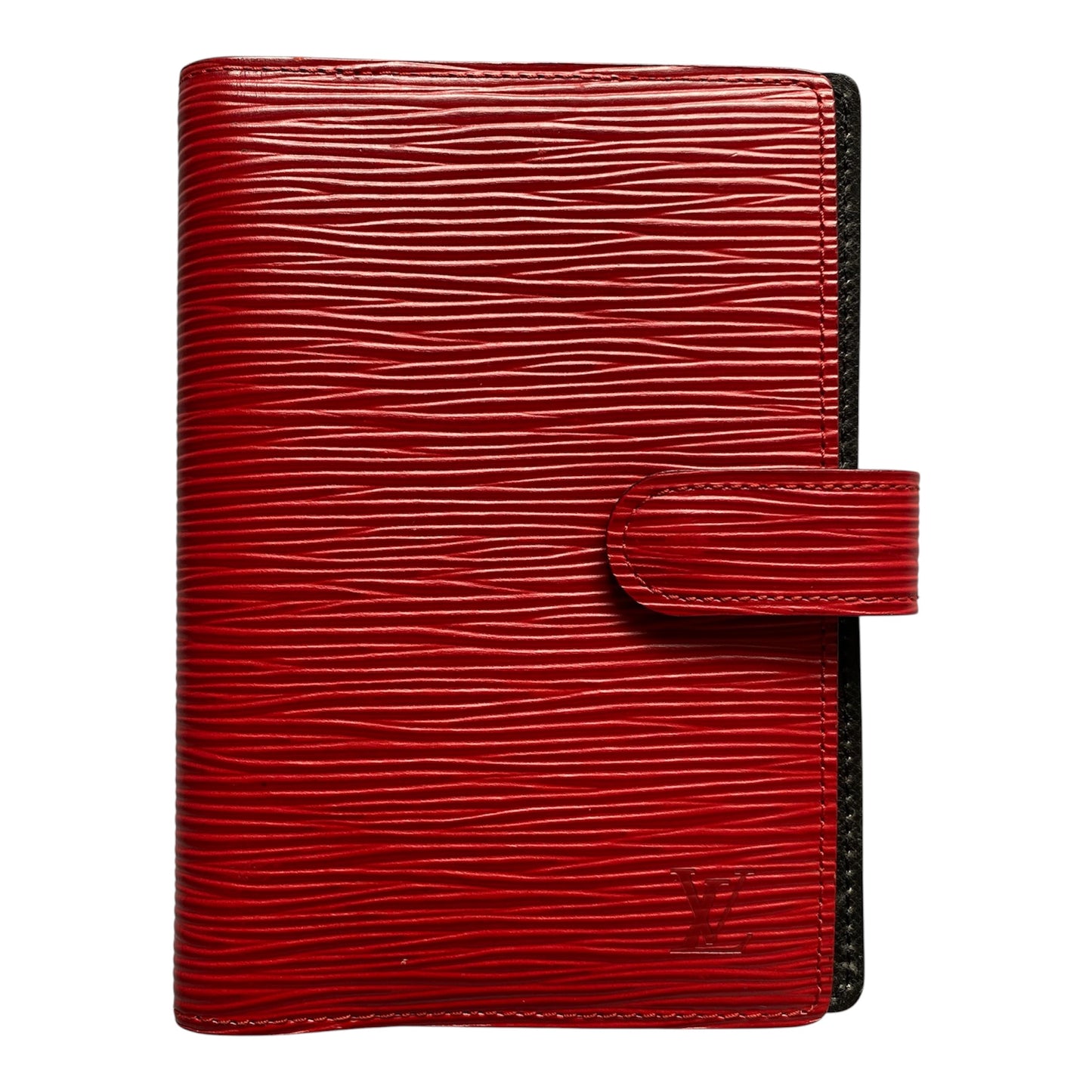 Louis Vuitton red Epi leather agenda PM Authentic with COA 5.6x4.1