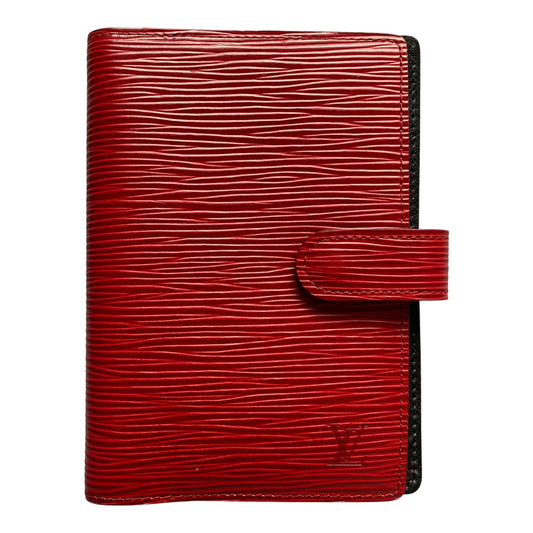 Louis Vuitton red Epi leather agenda ca1906PM Authentic with COA