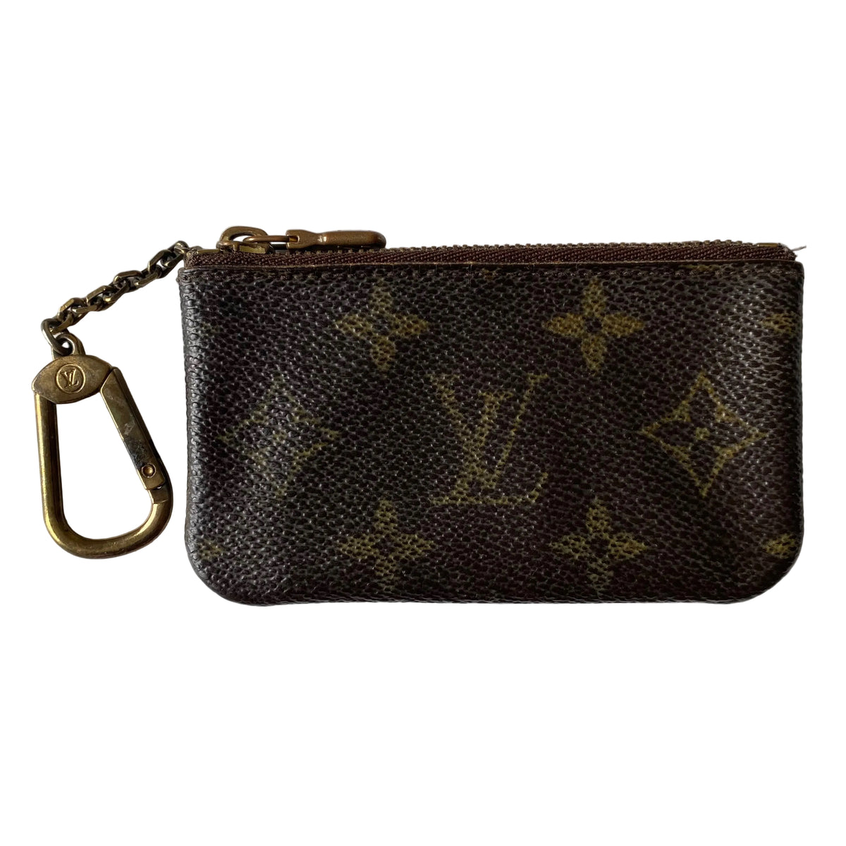 Louis Vuitton monogram coin key pouch SP0064 Authentic with COA 4.4x2.5
