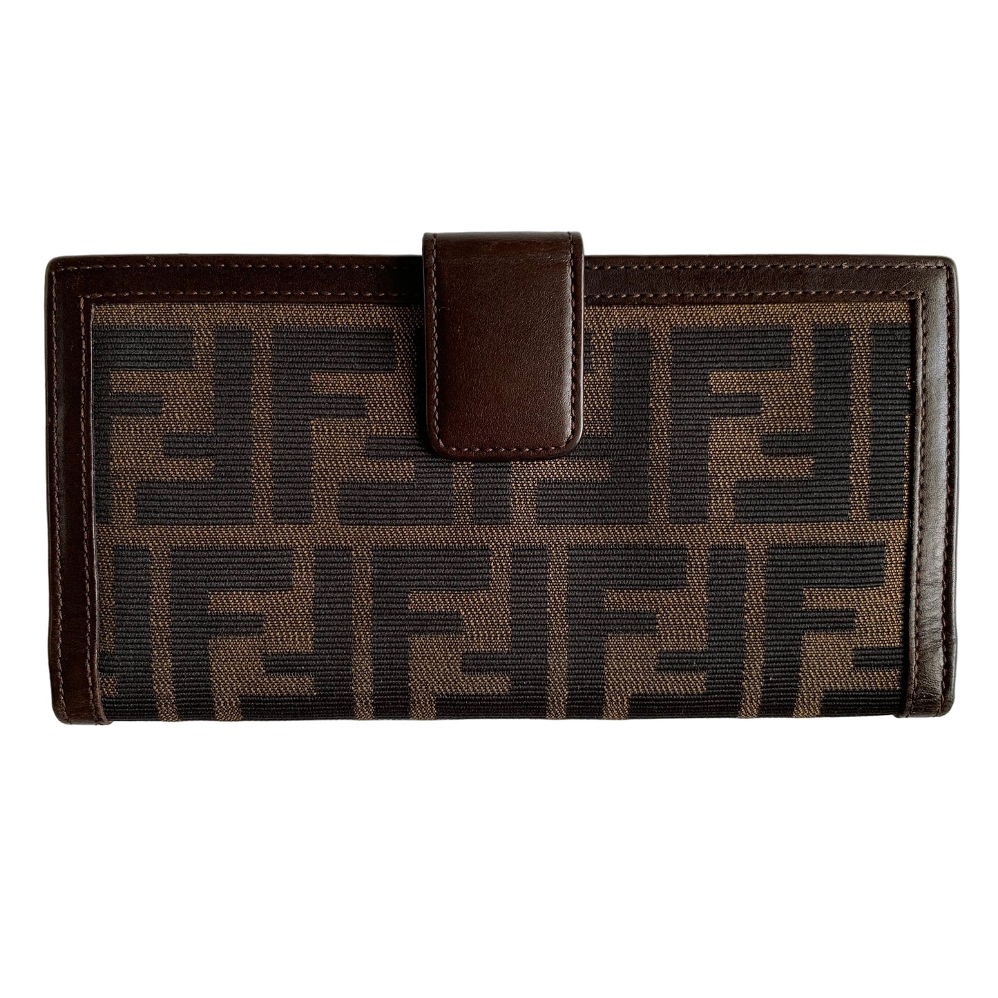 Fendi FF monogram long wallet authentic with COA 7.3x4