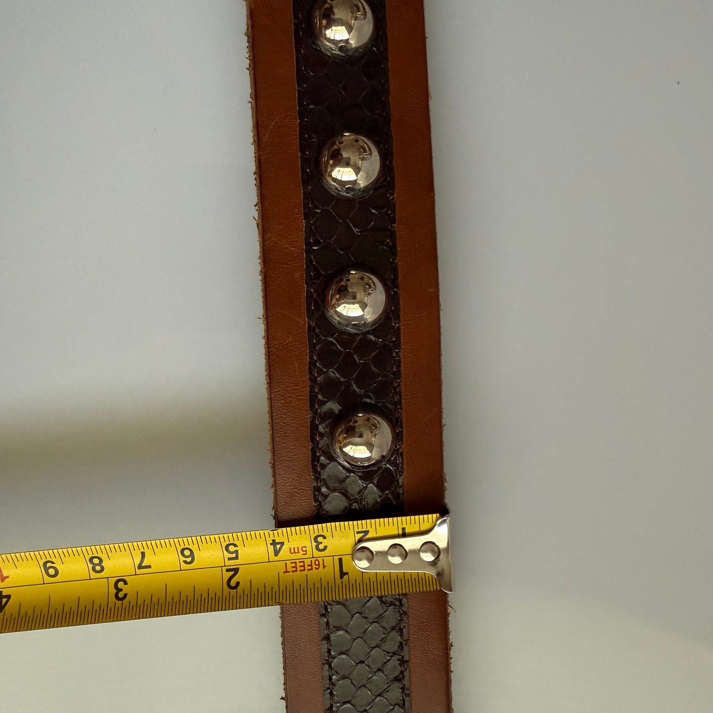 Dolce & Gabbana stud belt unisex authentic with COA size 90 cm 36”