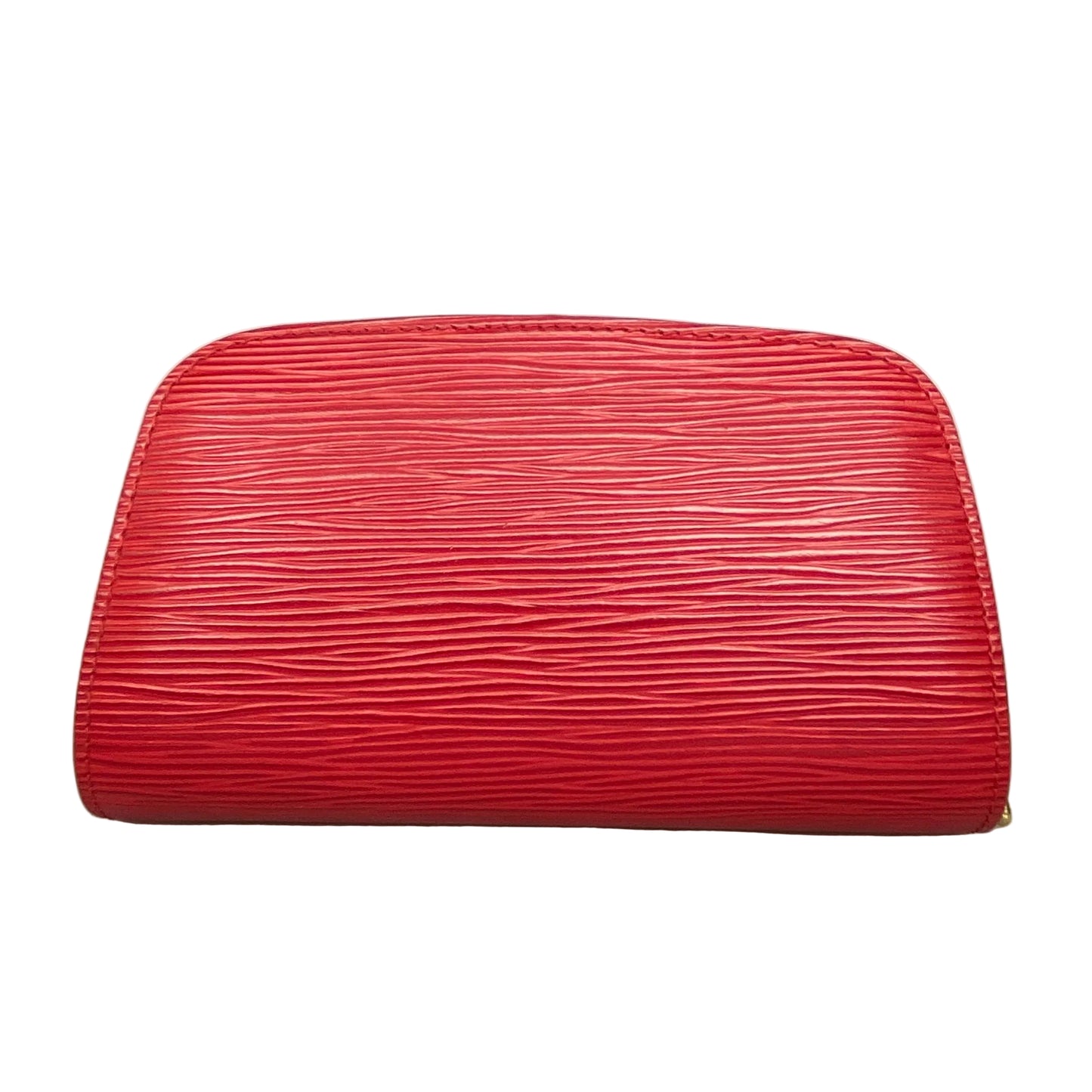 Louis Vuitton red Epi leather cosmetic pouch SP0937 Authentic with COA 6.7x4