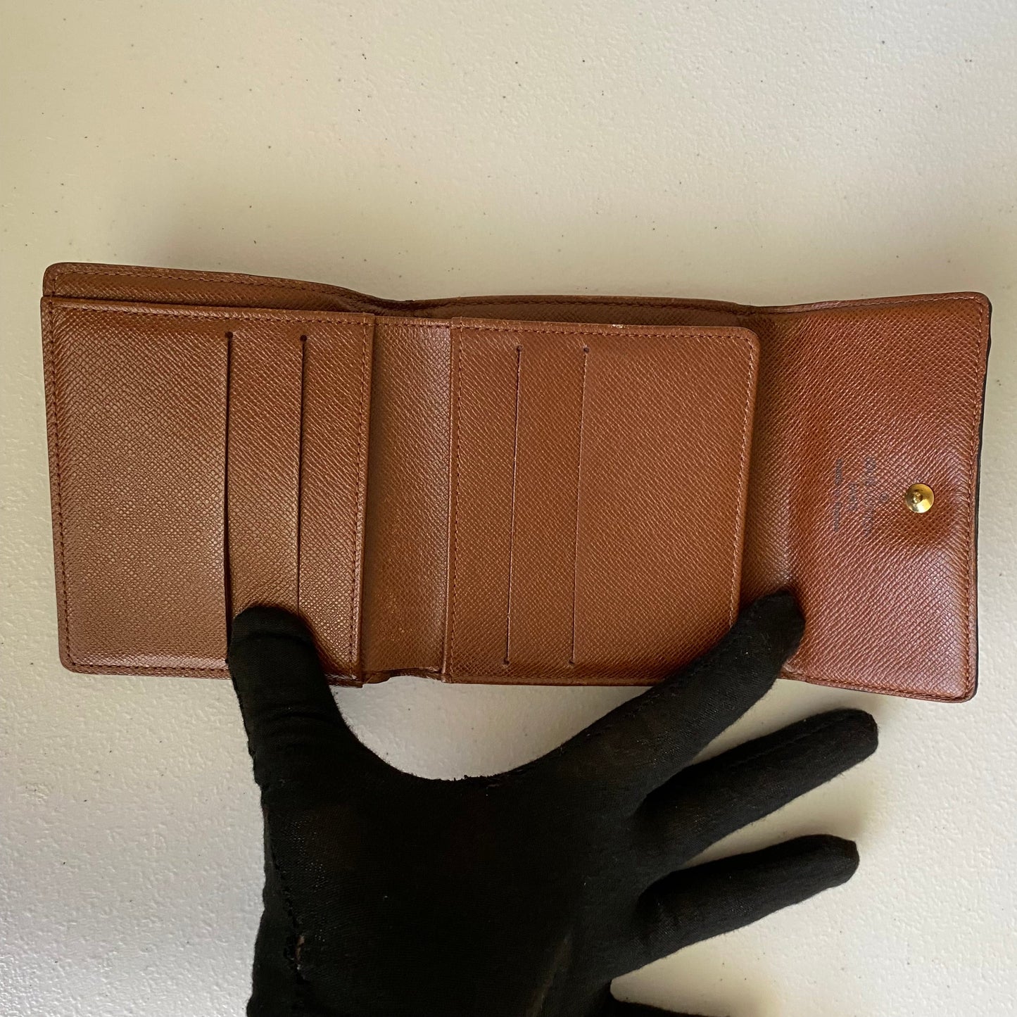 Louis Vuitton monogram trifold sp1021 wallet authentic with coa