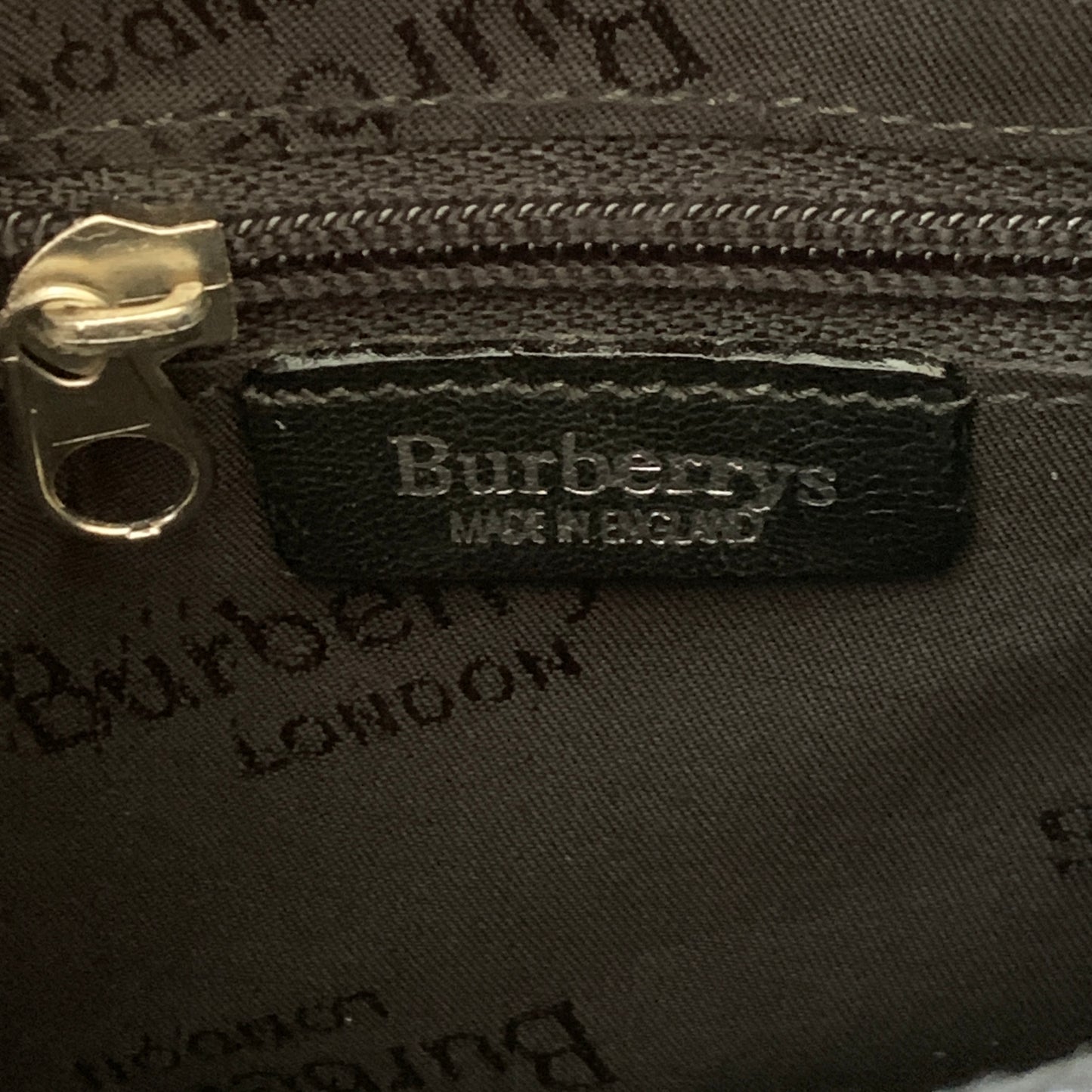 Burberry check canvas and leather tote bag authentic with COA