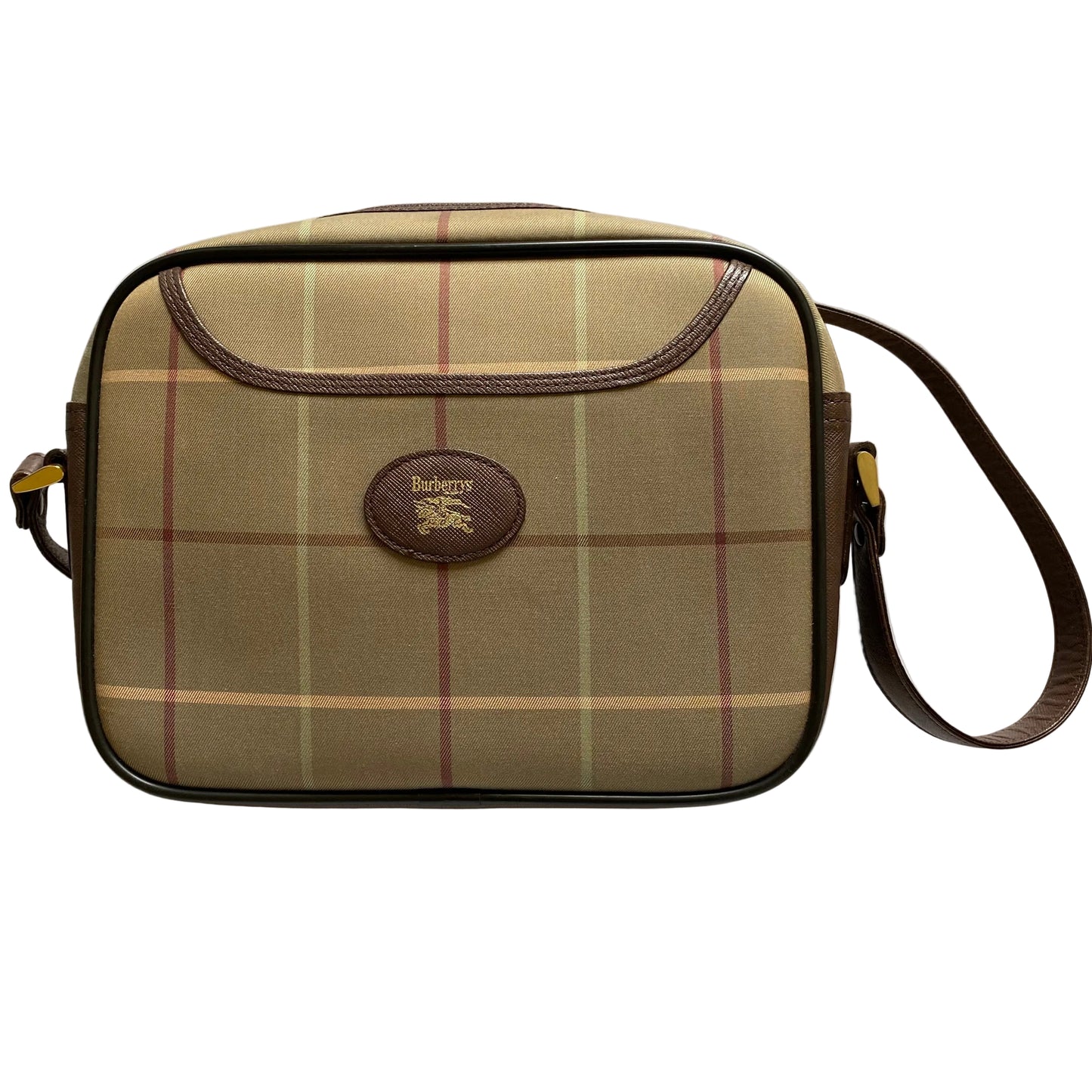 Burberry vintage check crossbody bag Authentic with COA 10.7x8x3