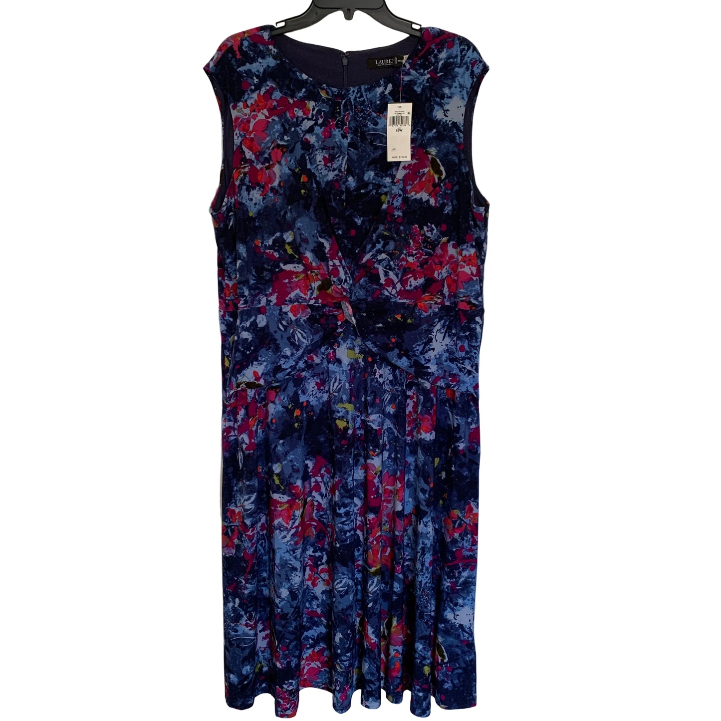 Lauren Ralph Lauren Women’s NWT Plus size blue Floral sleeveless dress 18w 16w