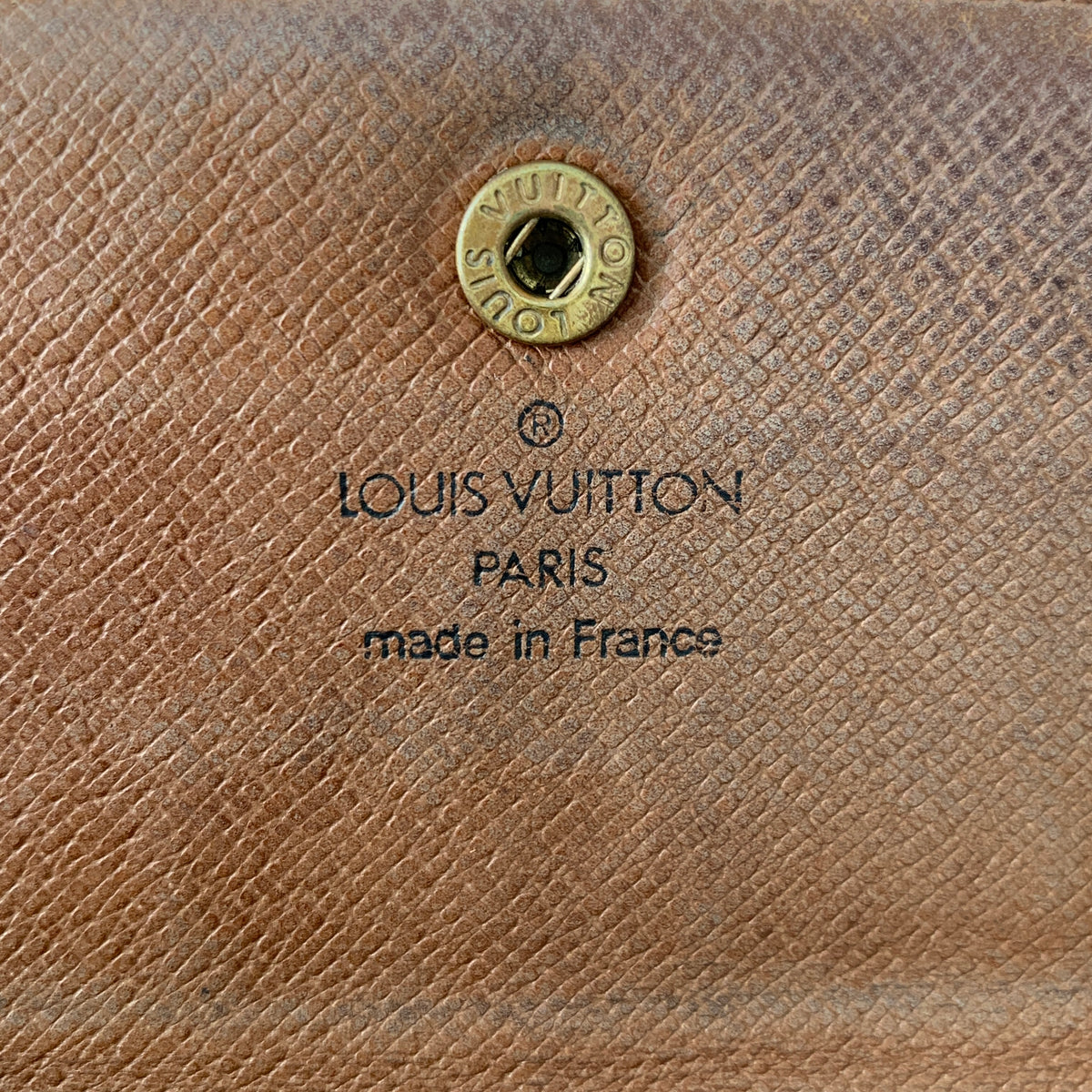 Louis Vuitton monogram long wallet MI1908 Authentic with COA 7.4x4.3