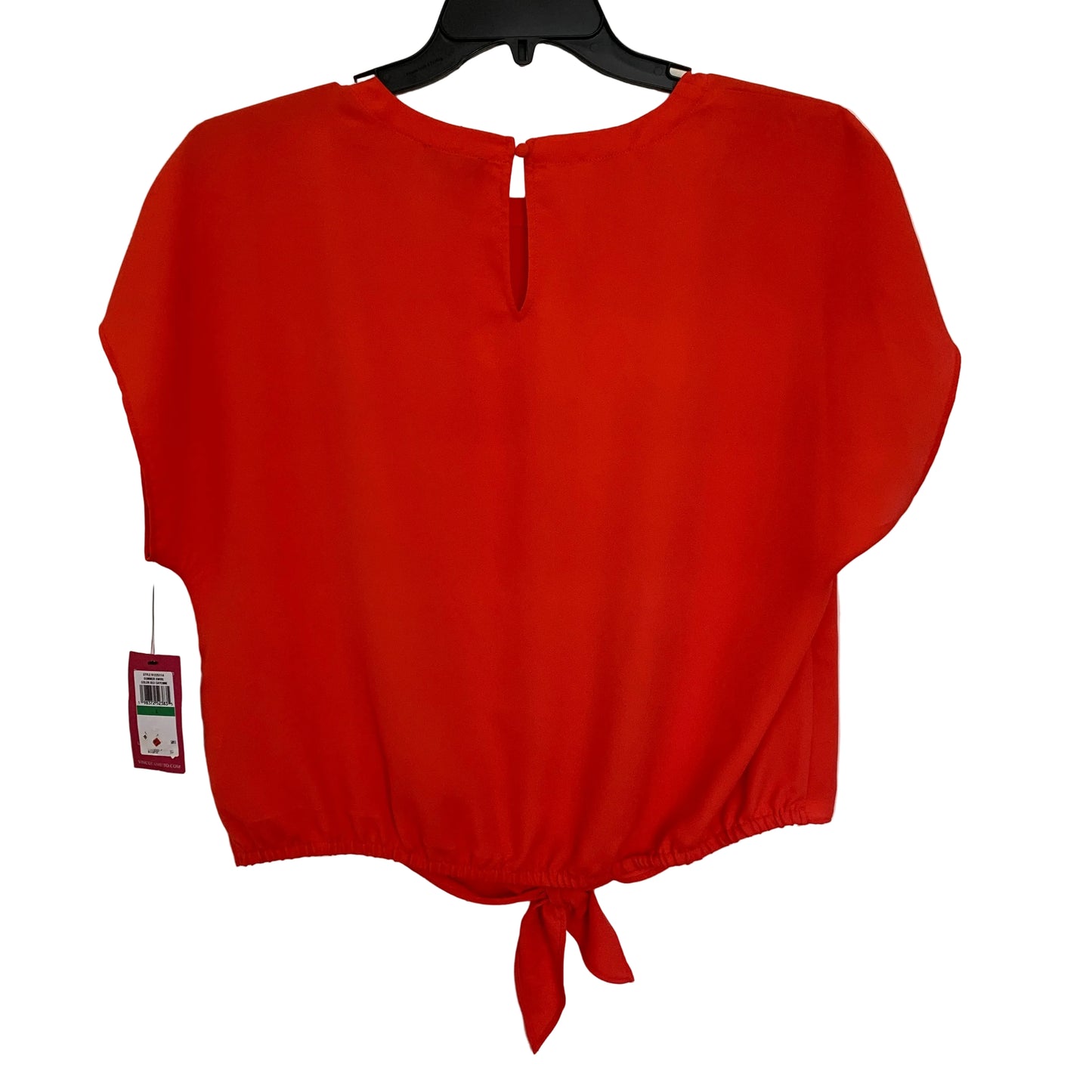 Vince Camuto Womens NWT Bright coral blouse size large