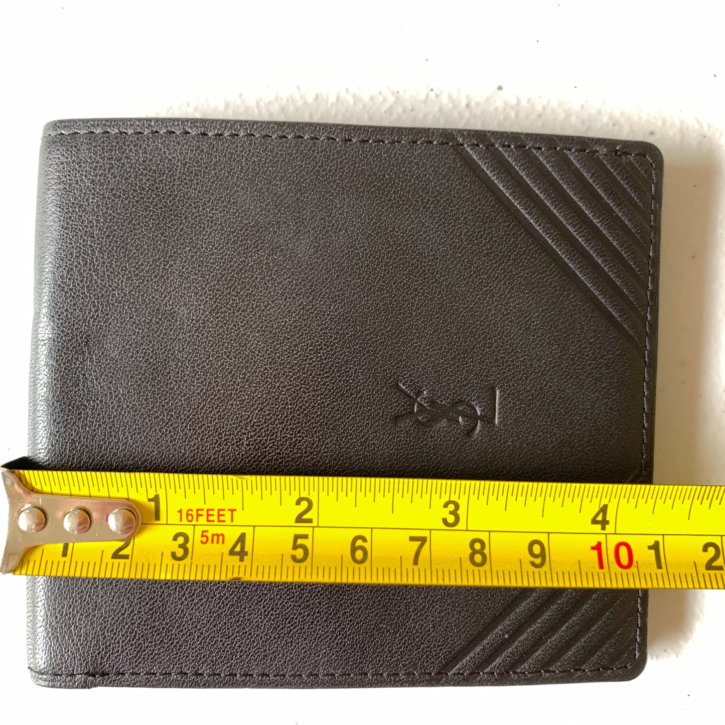 Yves Saint Laurent YSL men’s bifold leather wallet
