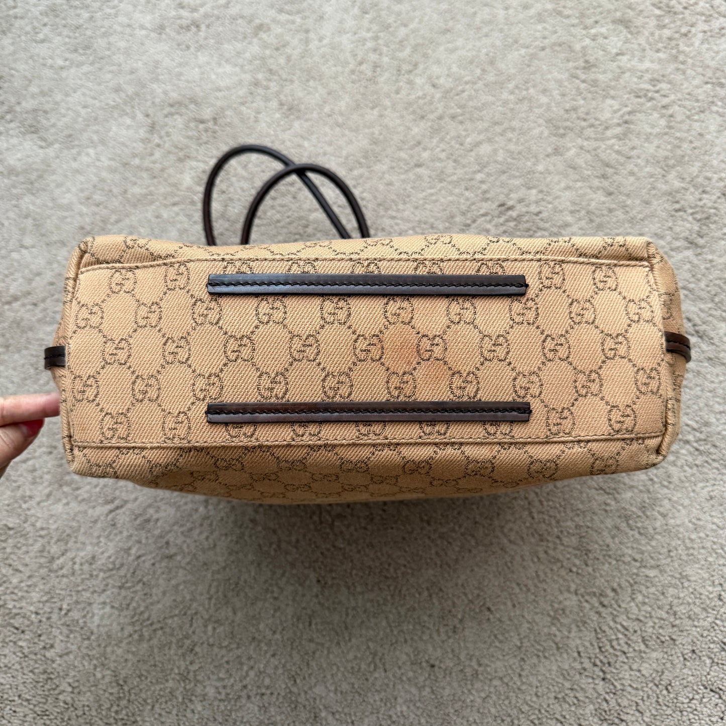 Gucci monogram shoulder bag 12x12x4.8” authentic with COA
