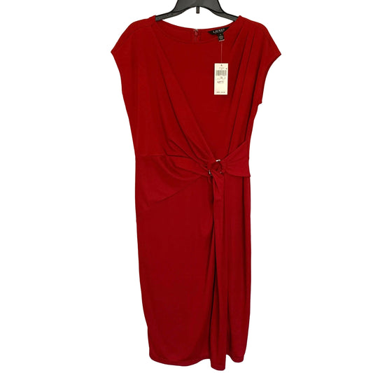 Lauren Ralph Lauren Women’s NWT Red short sleeve dress size 10