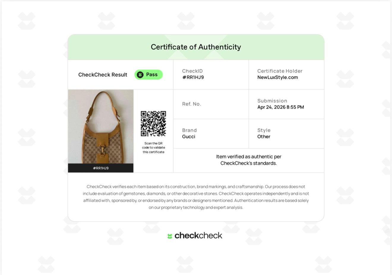 Gucci monogram shoulder bag authentic with COA box dust