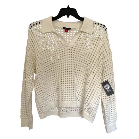 Vince Camuto Womens NWT knitted white sweater top
