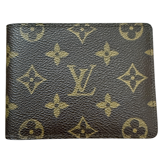 Louis Vuitton men’s bifold monogram wallet RA1920 authentic with COA