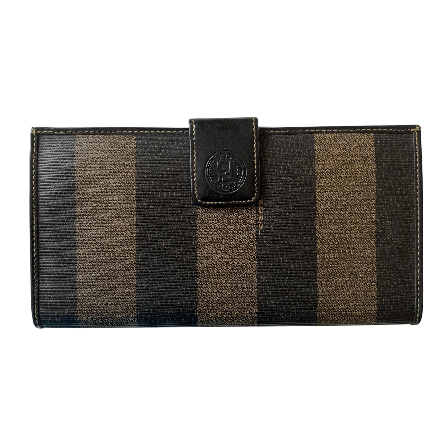Fend vintage pequin long wallet Authentic with COA