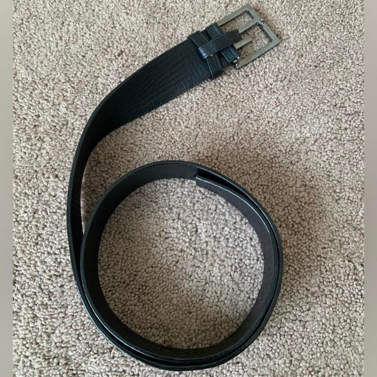 Authentic Fendi unisex vintage black monogram belt size 95 cm/38 inch