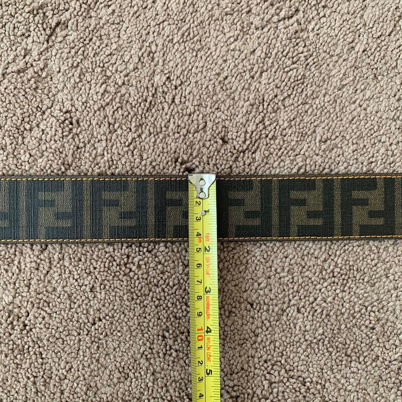 Authentic Fendi unisex reversibile double face monogram belt