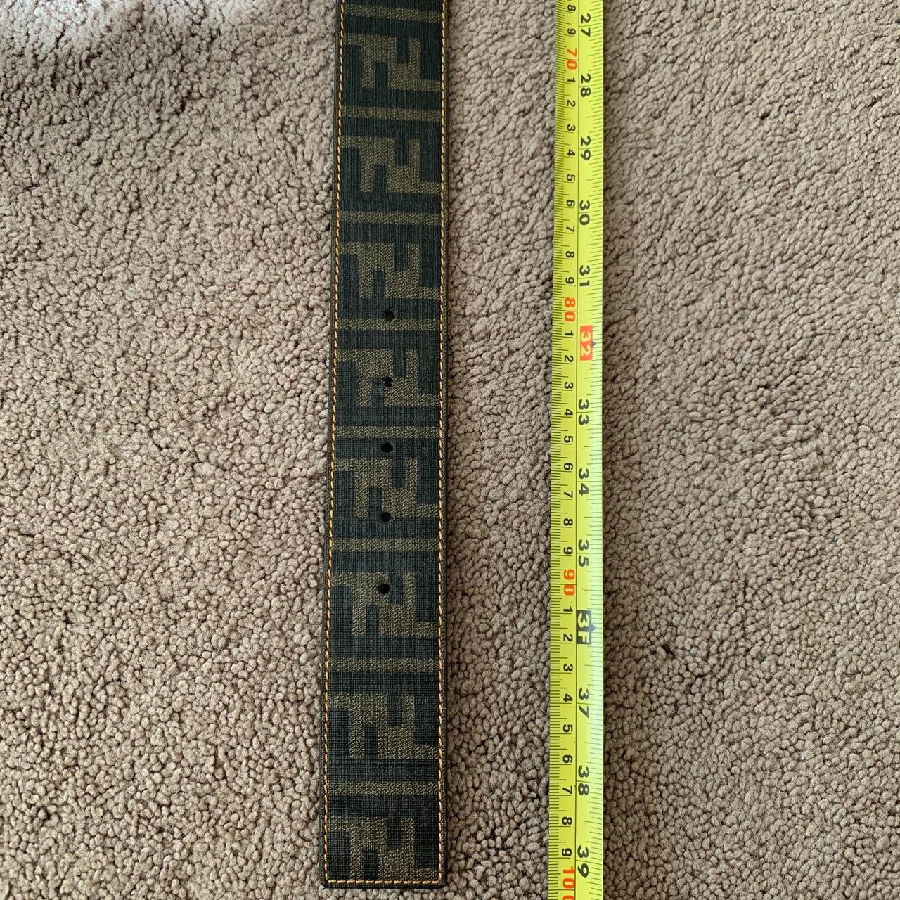 Authentic Fendi unisex reversibile double face monogram belt