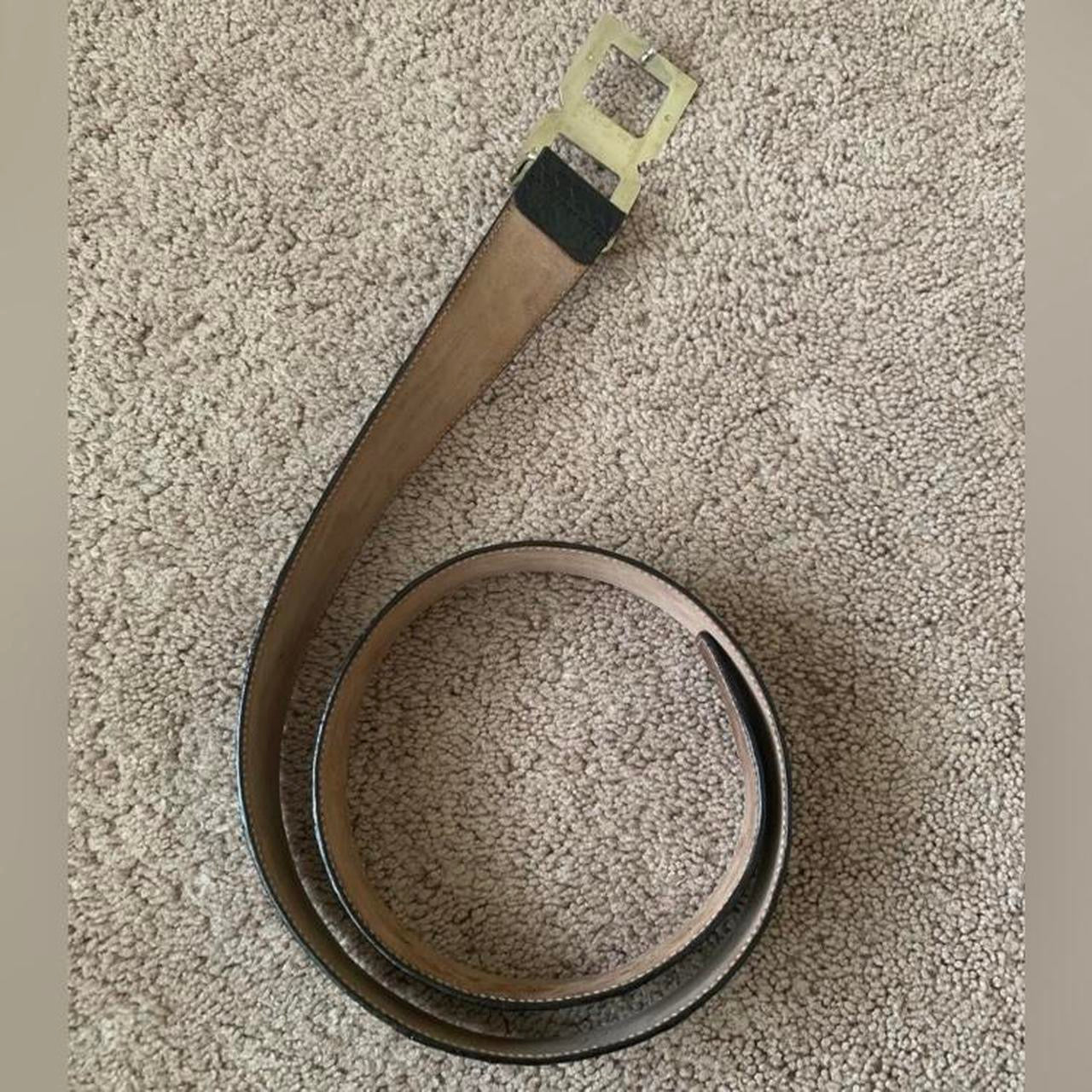 Authentic Dolce & Gabbana first line unisex black snakeskin leather belt