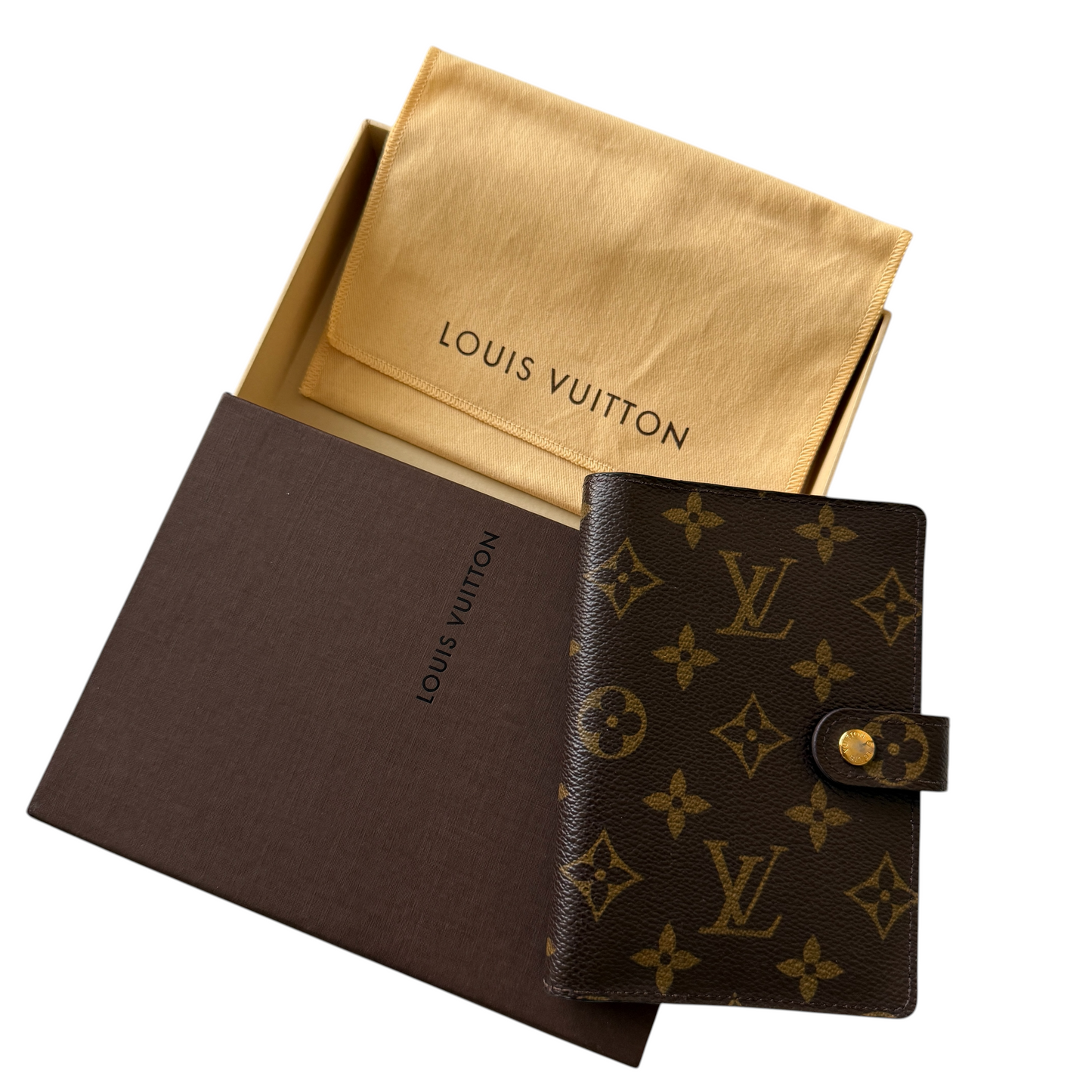 Louis Vuitton monogram Agenda CA4099 authentic with COA box 4.x 5.5