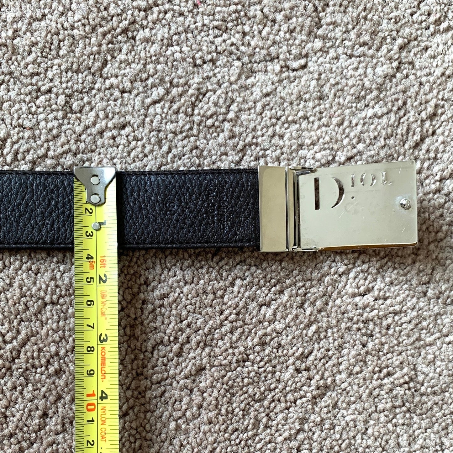 Authentic Christian Dior unisex reversible 90 cm 36 inch brown trotter Belt