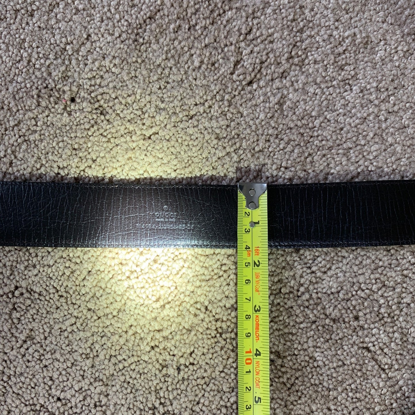 G1025 Gucci unisex monogram belt size 34