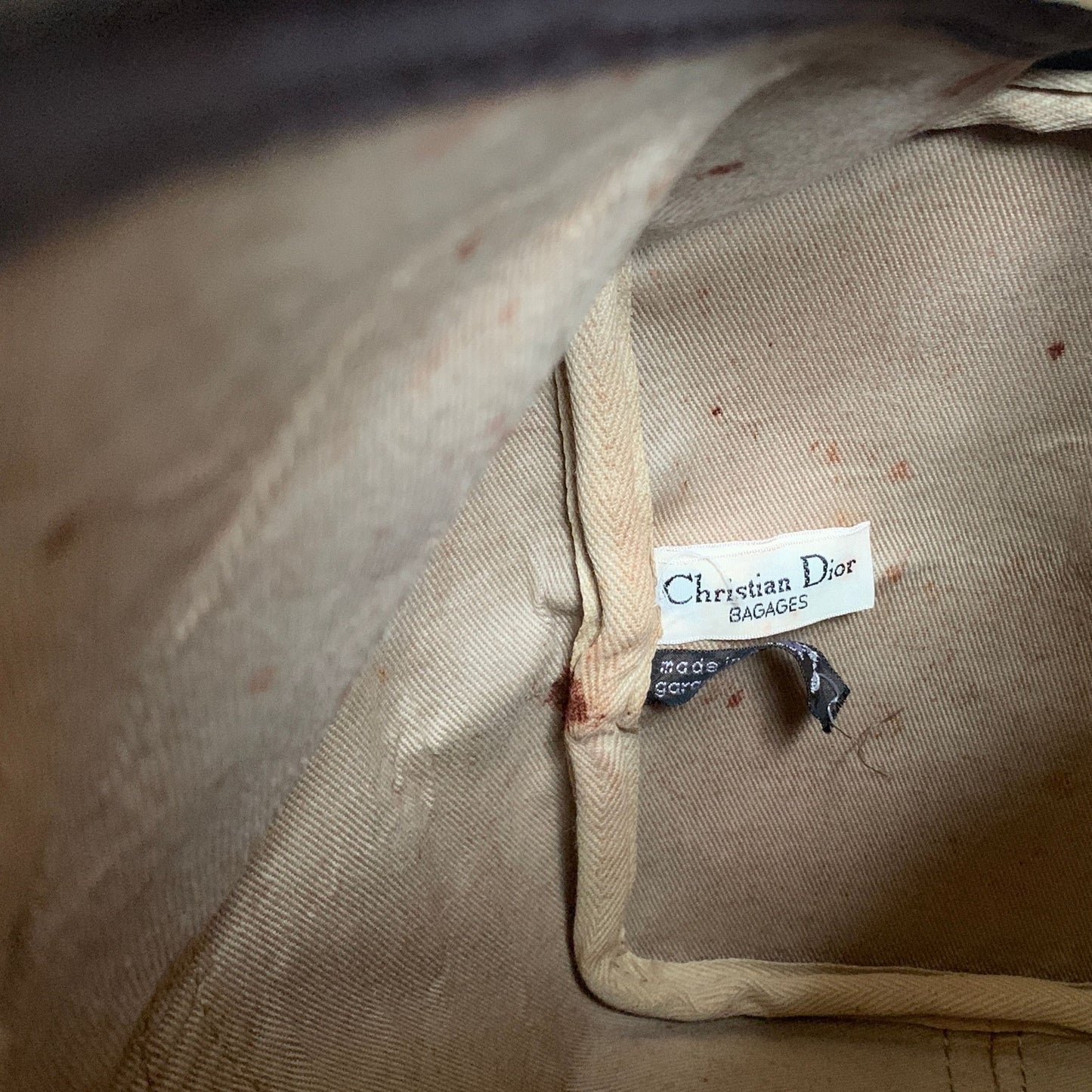 D1008 Christian Dior trotter bowling bag