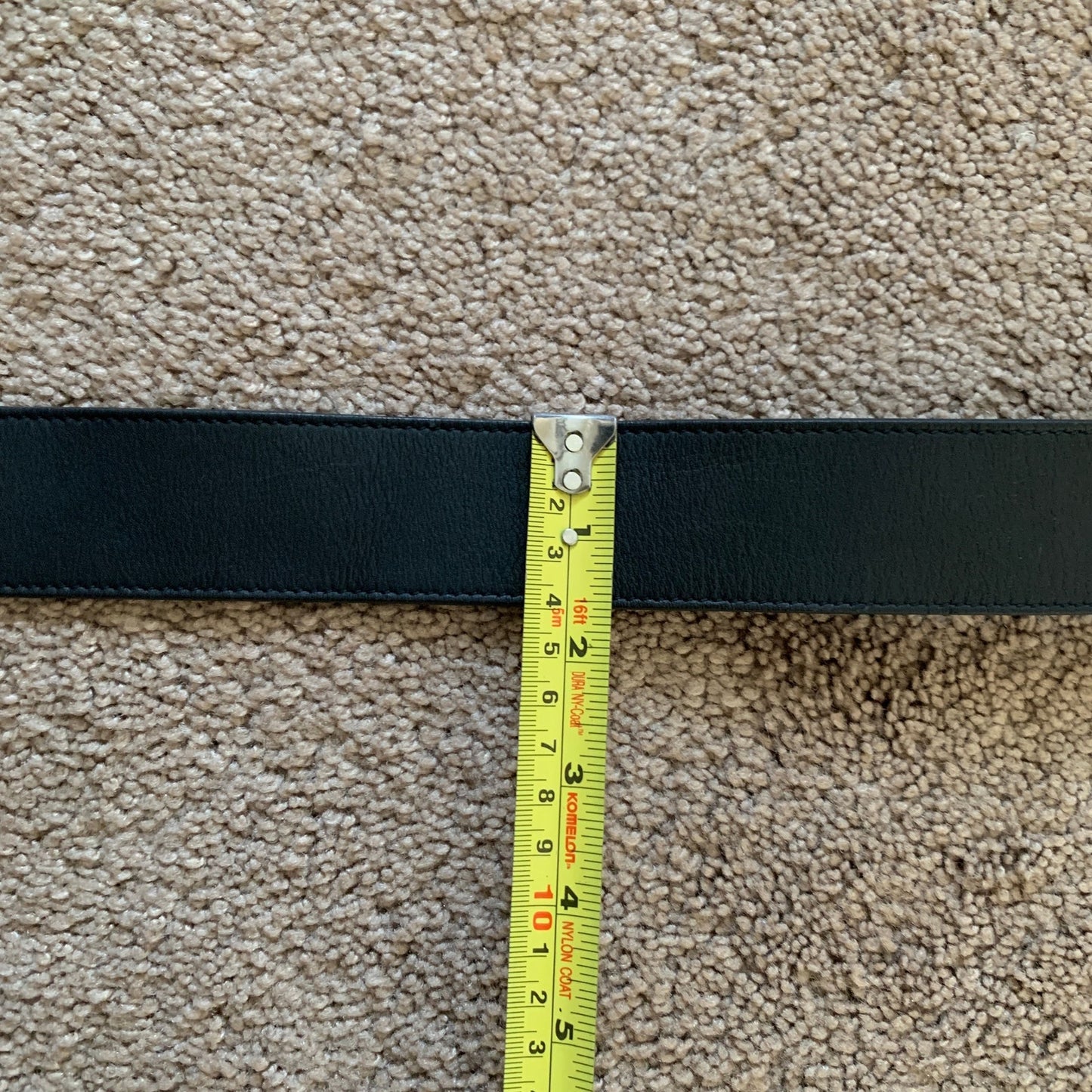 G1014 Gucci unisex GG marmont black leather belt size 34