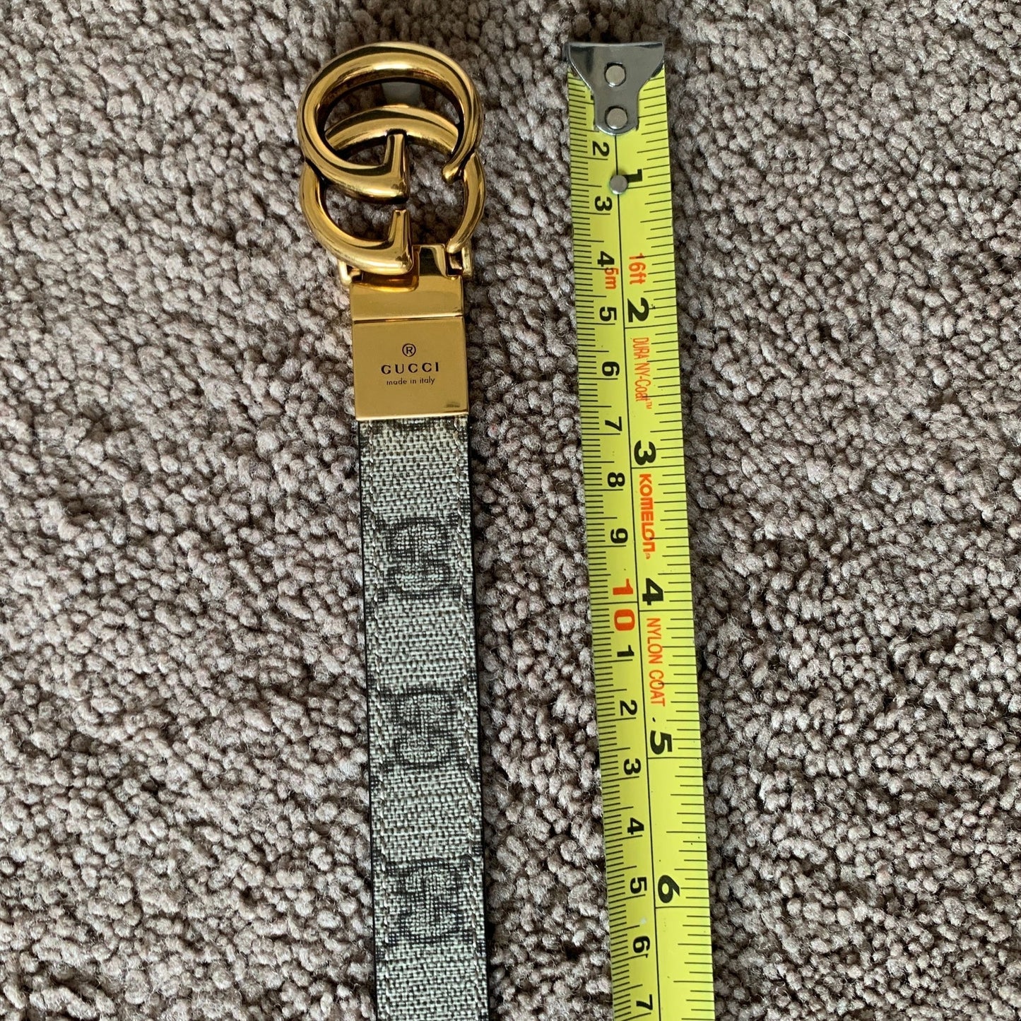 G1028 Gucci women's GG marmont reversible double side belt size 32 inches