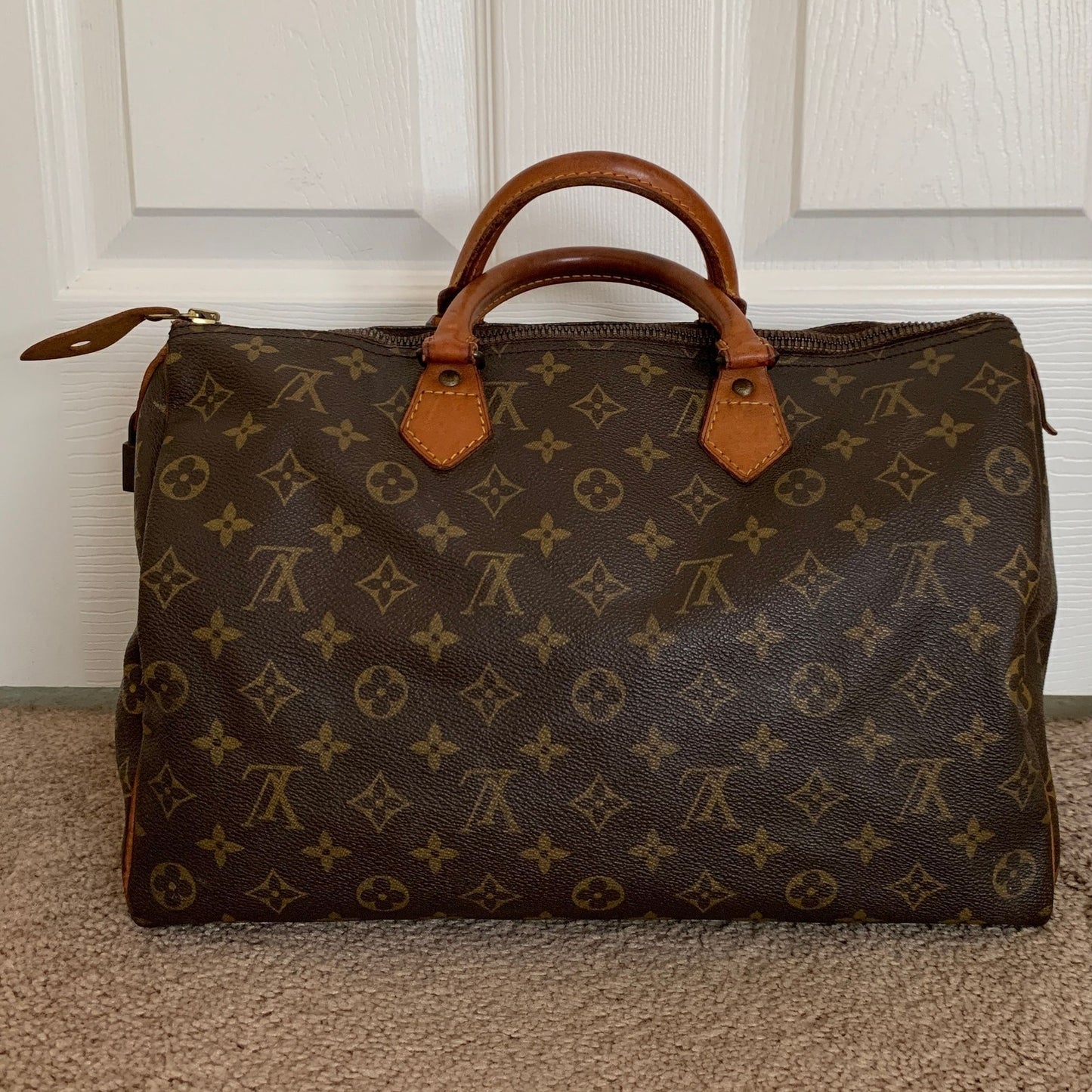 LV1028 Louis Vuitton speedy 35 women's monogram handbag